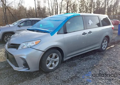 2020 Toyota Sienna L from USA, damaged, VIN 5TDZZ3DC4LS028453